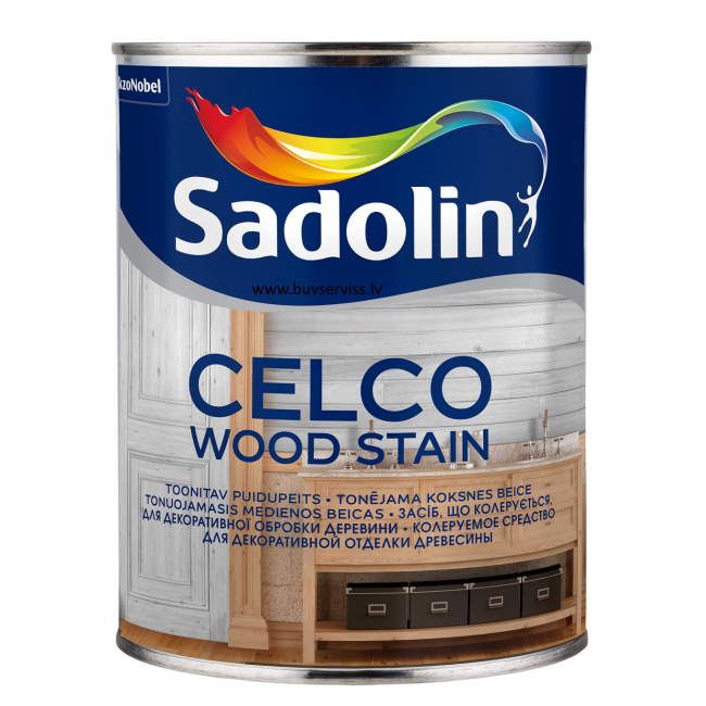 Sadolin CELCO WOOD STAIN matēts, 1 L